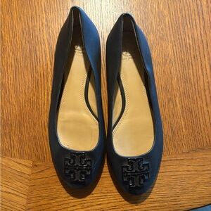 Tory Burch Black Ballet Flats